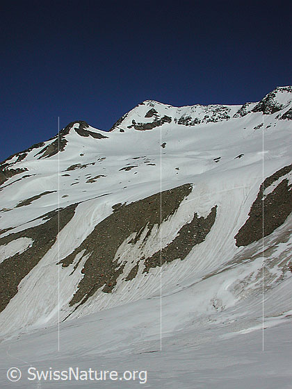 Foto: Turbhorn von SE (Aufstieg Hohsandhorn ca. 2800m)
