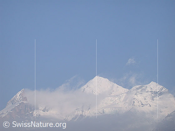 Foto: Blüemlisalphorn und Oeschinenhorn W (Kandersteg)