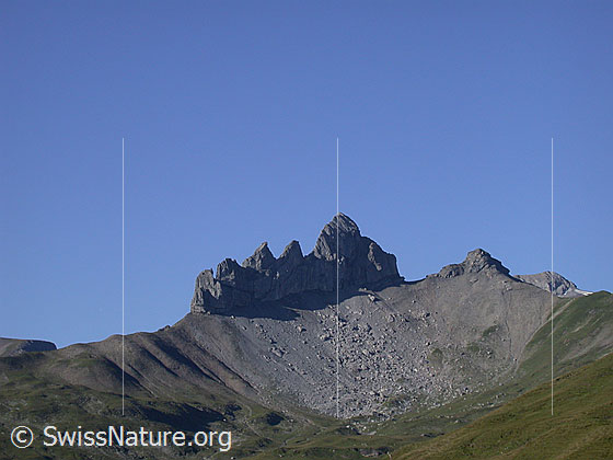 Foto: Lobhörner von NE (Aufstieg Sulegg)