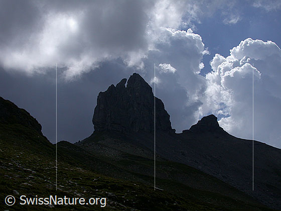 Foto: Lobhörner von ENE. Gewitterstimmung.