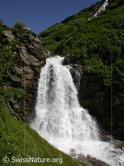 Foto: Wasserfall bei Chiestafel.
