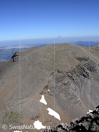 Foto: Blick vom Gipfel des Schwarzhorn Richtung NNE (Wildgärst)
