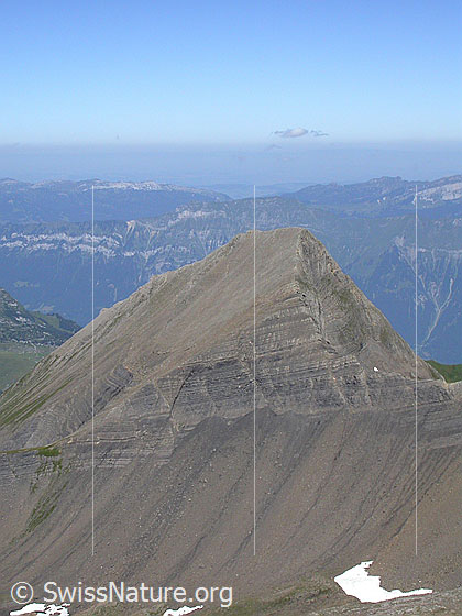 Foto: Blick vom Gipfel des Schwarzhorn Richtung N (Gärstenhorn)