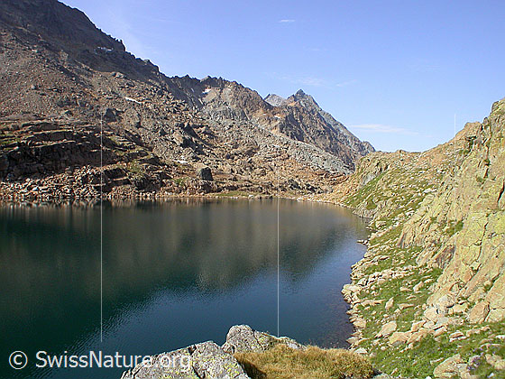 Foto: Blick über den Geisspfadsee Richtung W