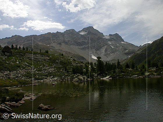 Foto: Mässersee mit Schwarzhorn