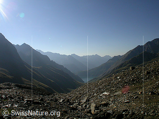 Foto: Blick vom Griespass Richtung S (Italien)