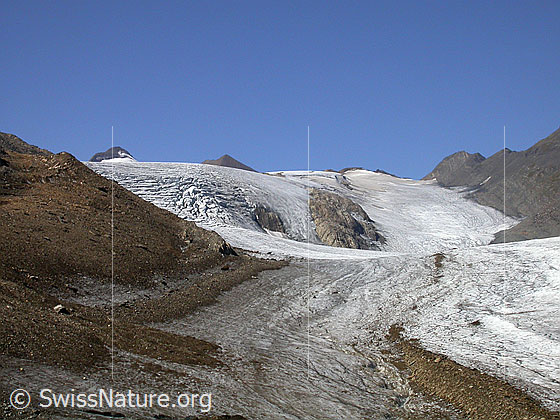 Foto: Blinnenhorn und Griesgletscher von ENE.