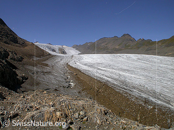 Foto: Blinnenhorn, Griesgletscher und Ritzhörner.
