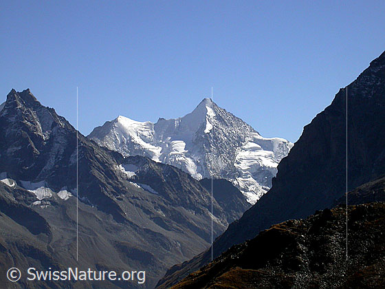 Foto: Besso, Wellenkuppe und Obergalbelhorn von NNW.