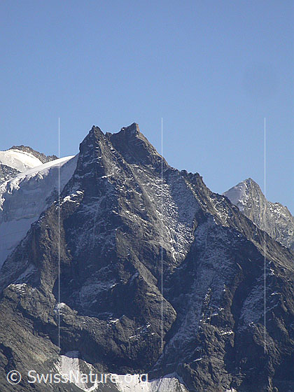 Foto: Besso von NNW (Corne de Sorebois)
Links der