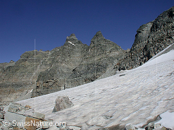 Foto: Beim Gischigletscher: Blick zur Punta Devero