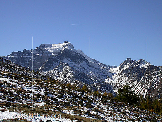 Foto: Blick von Hockbode Richtung Hillehorn, Mättital und Rothorn.