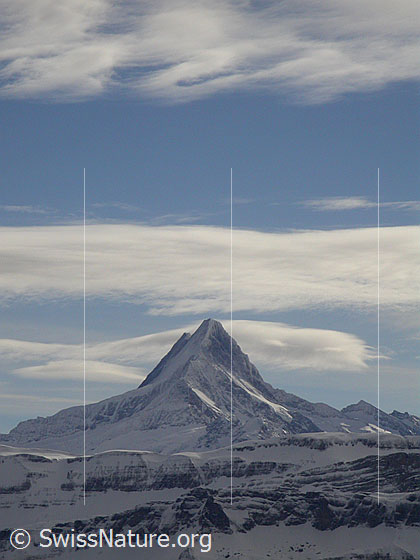 Foto: Sieben Hengste: Interessante Stimmung über dem Schreckhorn.
