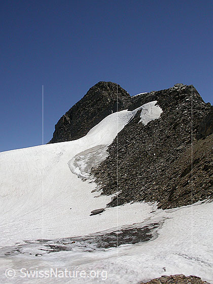 Foto: Blick vom Strahlgrätpass zum Strahlgrät.