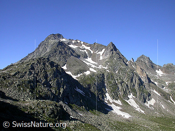 Foto: Albrunhorn von NE (Nähe Binntalhütte)