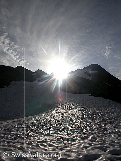 Foto: Sonnenaufgang über den Turbechepf.
