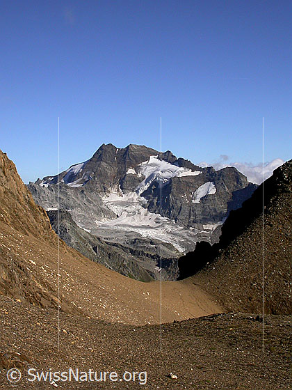 Foto: Ofenhorn. Links der 3. und rechts der 2. Turbechepf.