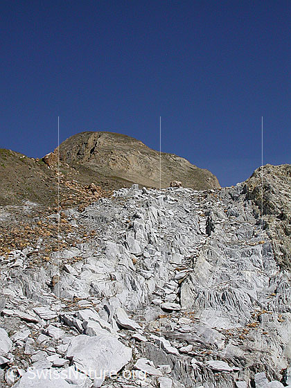 Foto: Dolomitband zwischen 1. und 2. Turbechepf