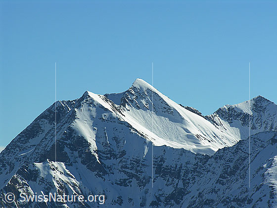 Foto: Blick vom Ankestock zur Männliflue, Winterhorn, Erbithore und Verbindungsrat zur Galmschibe.