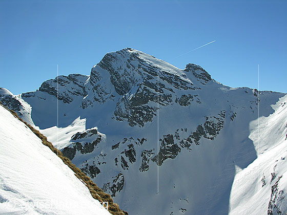 Foto: Blick vom Ankestock zum Rothorn und auf die Wilgrimmi.