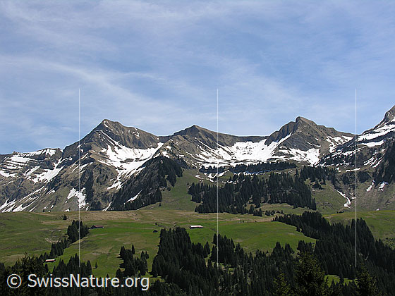 Foto: Tannhorn und Ällgäuhorn (Brienzergrat).