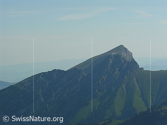 Foto: Blick vom Gipfel zum Wiriehorn.