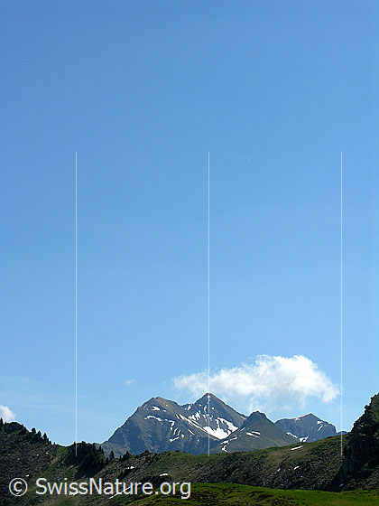 Foto: Unterhalb Grimmi Furggi: Blick zu Männliflue, Galmschibe und Winterhorn.