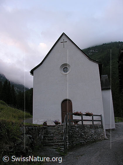 Foto: Kapelle in Heiligkreuz, Lengtal, am Wanderweg Richtung Chriegalptal.