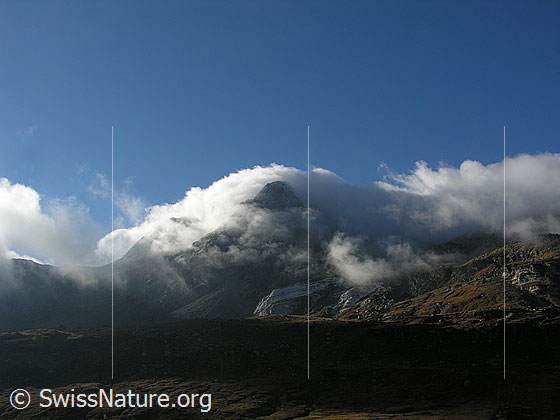 Foto: Morgenstimmung am Albrunhorn.