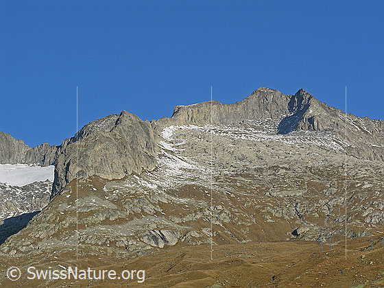 Foto: Im Aufstieg zum Sparrhorn. Blick zum Hohstock.