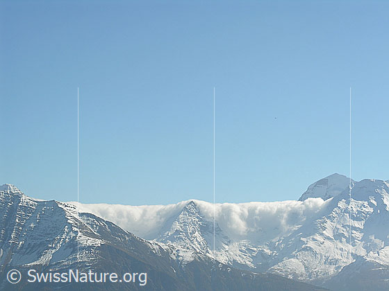 Foto: Föhnwalze in der Region Monte Leone.