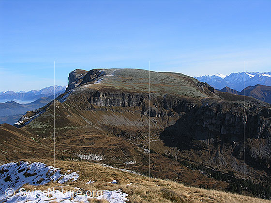 Foto: Blick vom Hohgant West auf den Furggengütsch und die Steinigi Matte.