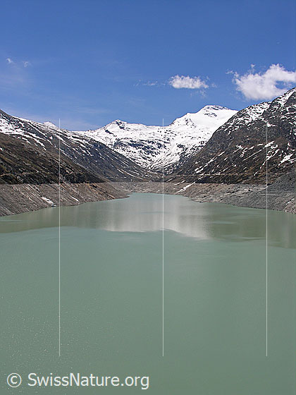 Foto: Blick über den Stausee Richtung S.