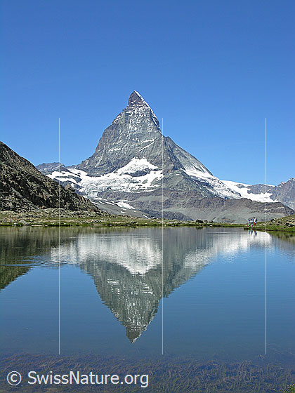 Foto: Matterhorn und Rifelsee, inkl. Spiegelung