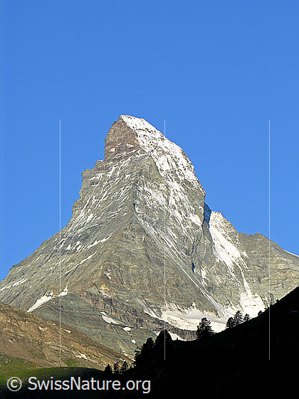 Foto: Matterhorn im Morgenlicht.