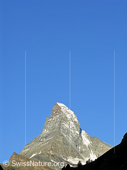 Foto: Matterhorn im Morgenlicht.