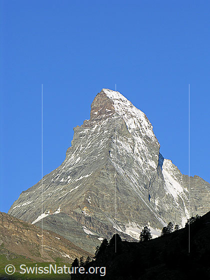 Foto: Matterhorn im Morgenlicht.