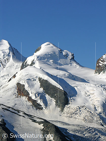 Foto: Polux und Schwärzegletscher.