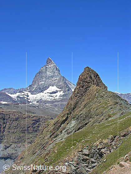 Foto: Matterhorn und Riffelhorn