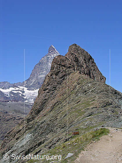 Foto: Matterhorn und Riffelhorn