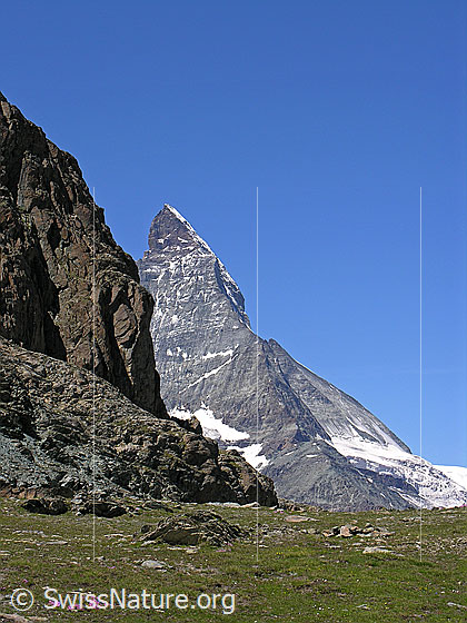 Foto: Matterhorn und Riffelhorn