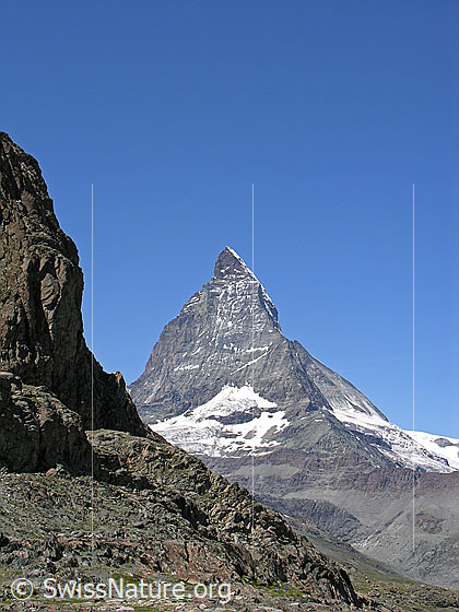 Foto: Matterhorn und Riffelhorn