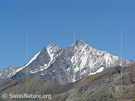 Foto: Dom und Täschhorn (Mischabel).