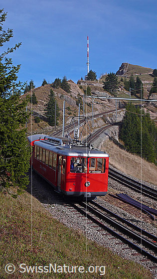 Foto: Rigibahn und Rigi Kulm, Zentralschweiz.