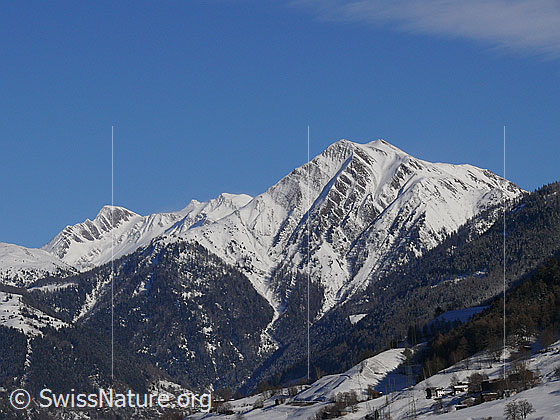 Foto: Blick über die Region Grengiols zum Eggerhorn.