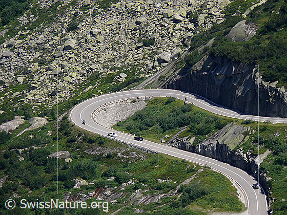 Foto: Passstrasse (Grimselpass).