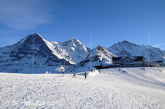 Foto: Dreigestirn Eiger, Mönch und Jungfrau.