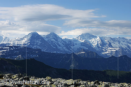 Foto: Föhnwolken über Eiger, Mönch, Junfgrau