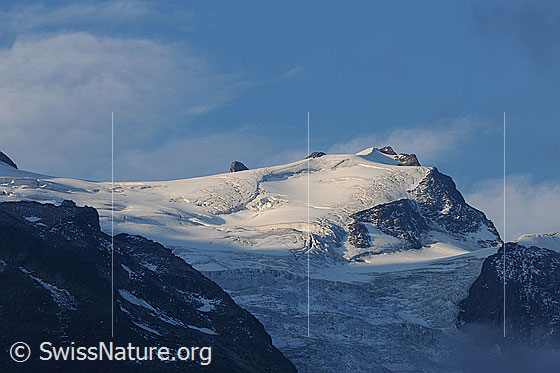 Foto: Tierberglimi, Mittler Tierberg und Steilimigletscher.