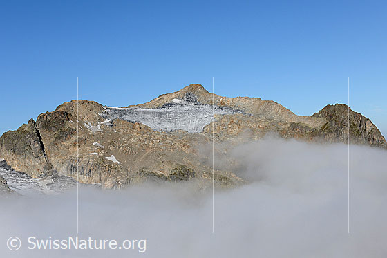 Foto: Giglistock und Giglistockgletscher.